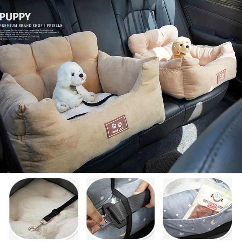 Dog Car Seat with Safety Belt